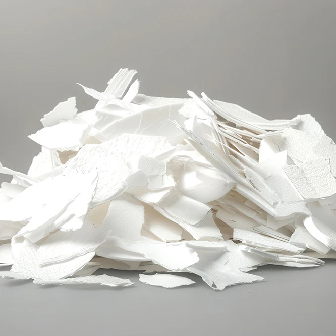 Mass of white cellulose on a gray background (Photo)