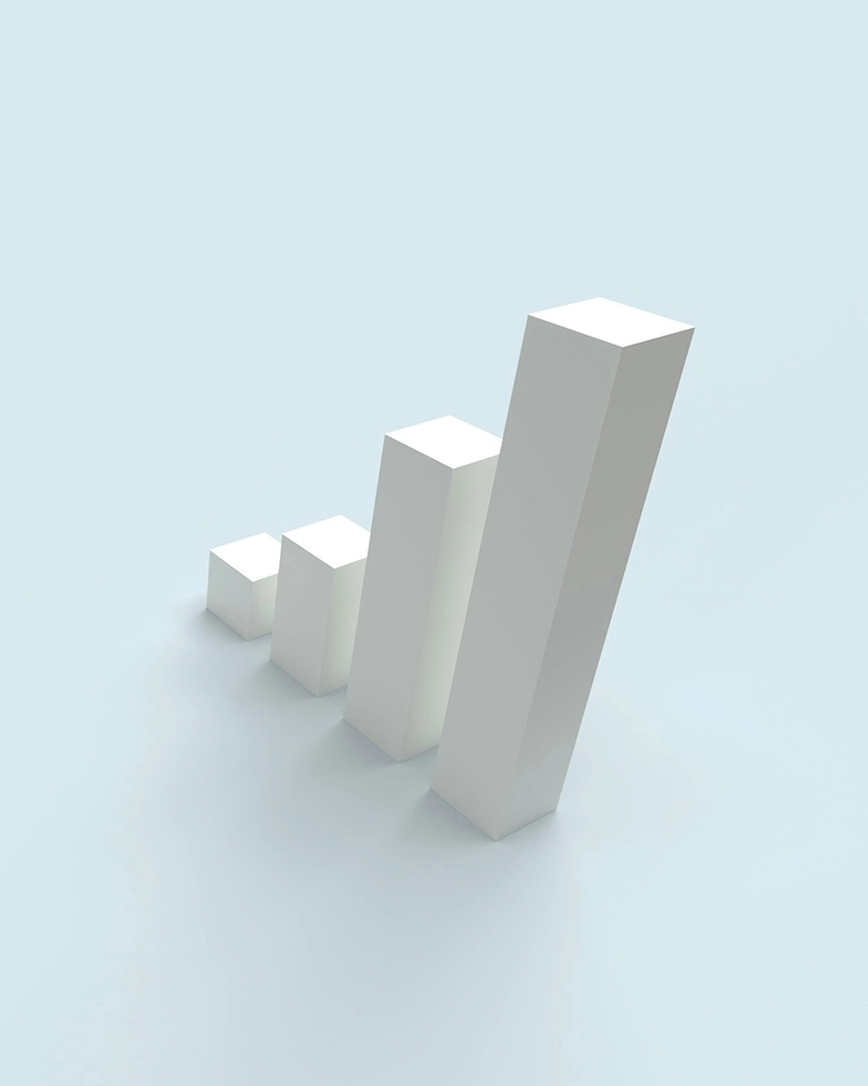 Four white bars (Photo)