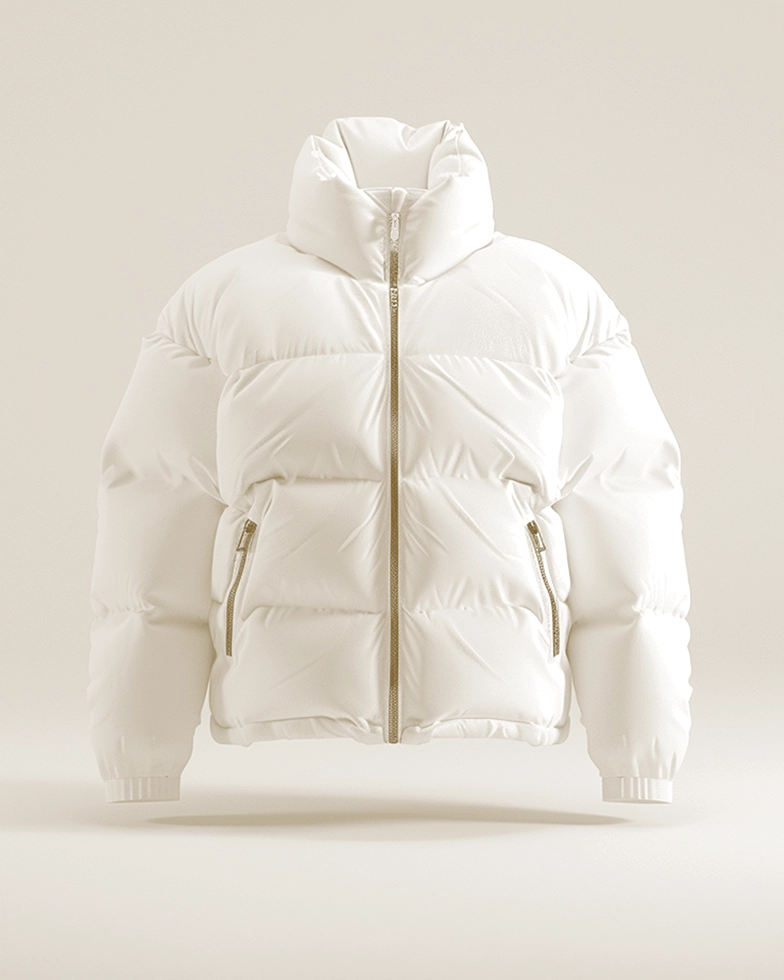 White down jacket (Photo)