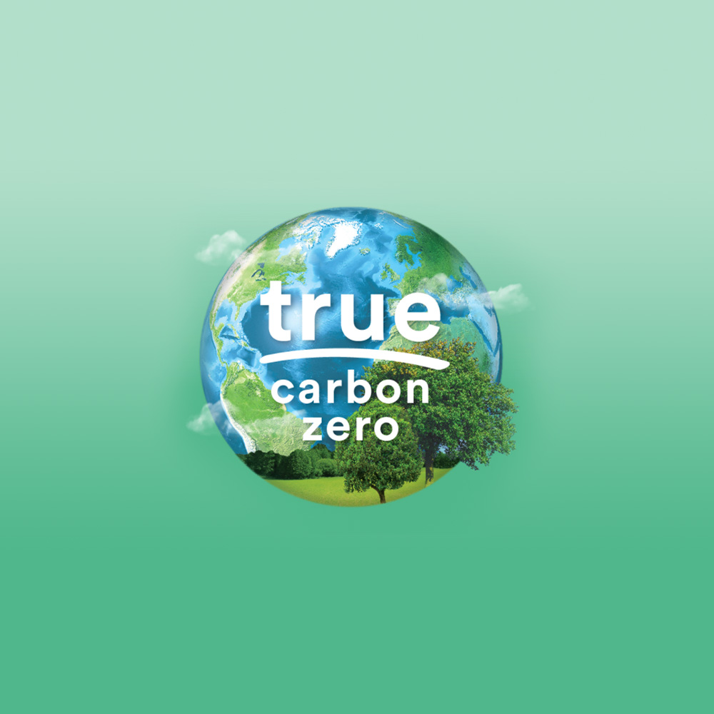 True carbon zero (logo)