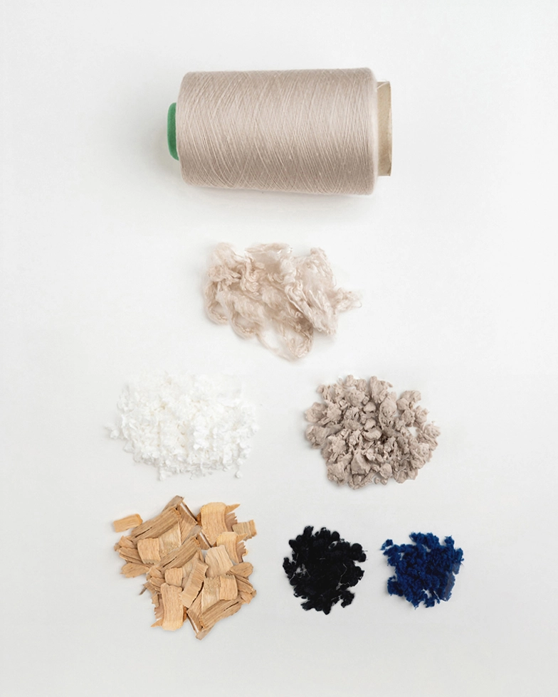  Verschiedene Materialien wie Holz und Cellulose (Foto)